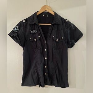 1990s Military Style Button Up Women’s